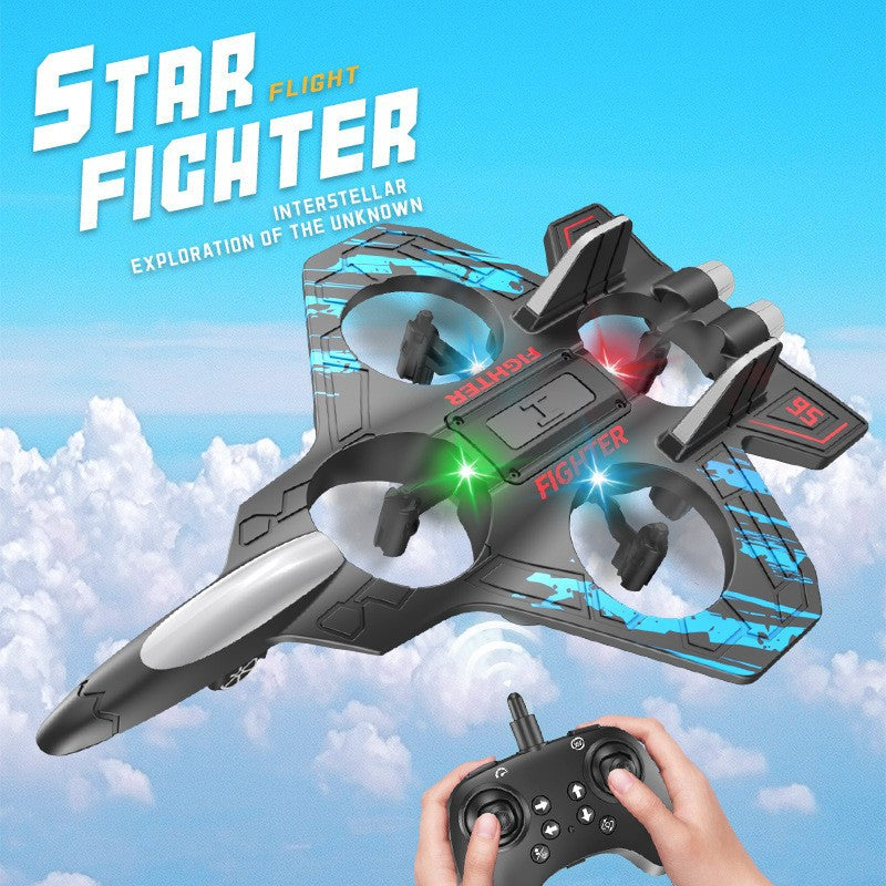 Cross-border New Product Children's Remote Control Aircraft Fighter Glider Primary School Student Small Boy Toy Foam Drone