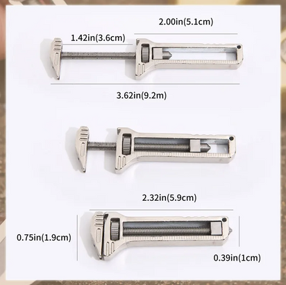 Titanium Pocket Wrench – Keychain Multitool & Bottle Opener