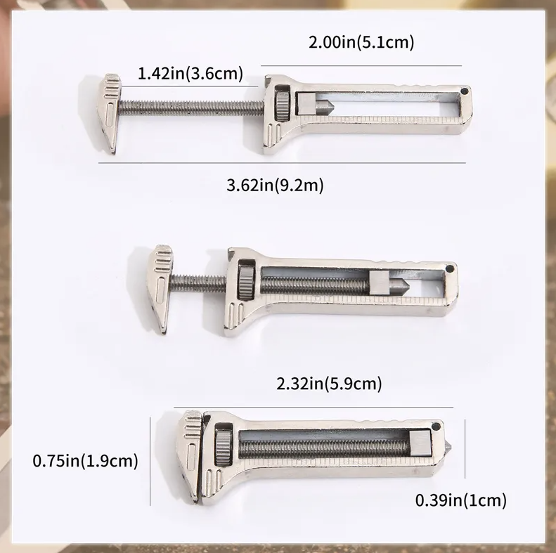 Titanium Pocket Wrench – Keychain Multitool & Bottle Opener